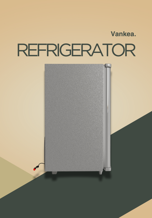 Van refrigerator with compact design