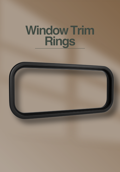 Van window trim ring