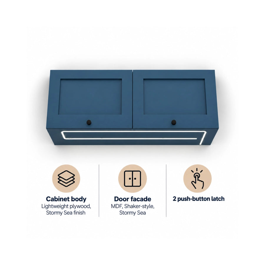 Independent lift-up doors