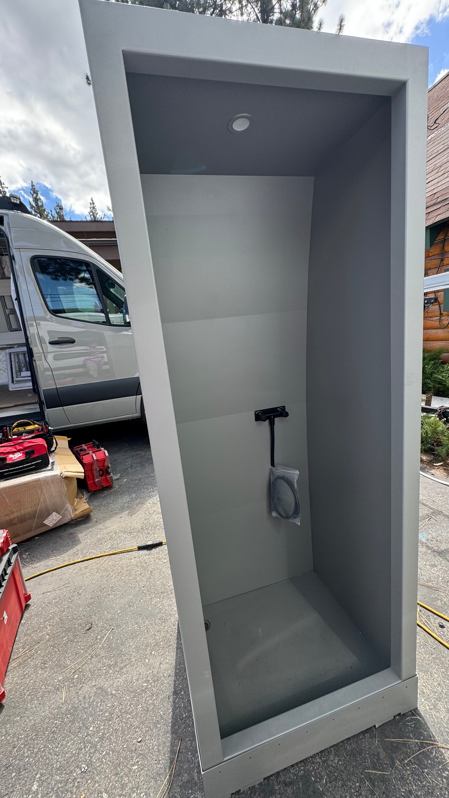 All Aluminum Sprinter Van Bathroom Vankea
