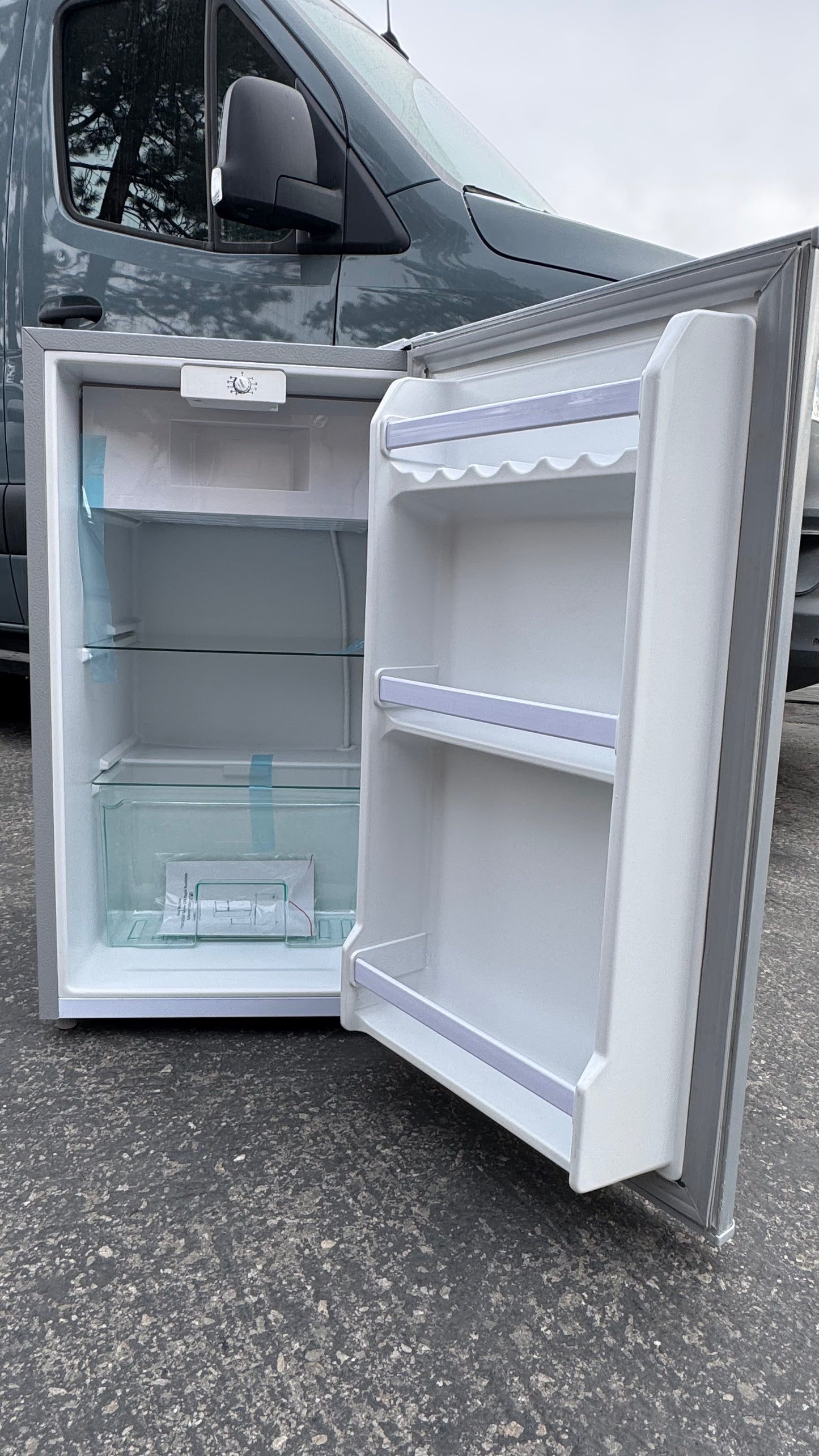 Van refrigerator Inside View