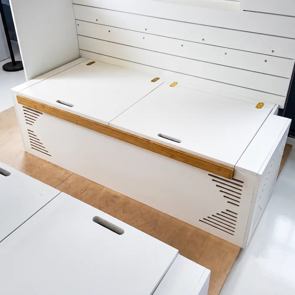 Bench cabinetry