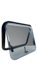 Glacier View 21" Curved Bubble Awning Van Window – Insulated Double-Pane RV Window