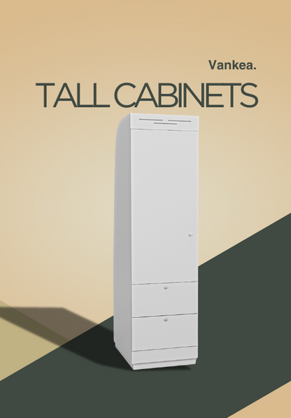 RV tall cabinet for organizing essentials in limited space