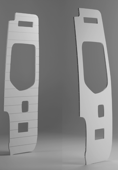Van life interior upgrade: Easy-install split rear door panels