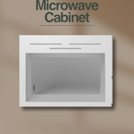 Space-Saving RV Microwave Storage – Compact Van Life Cabinet