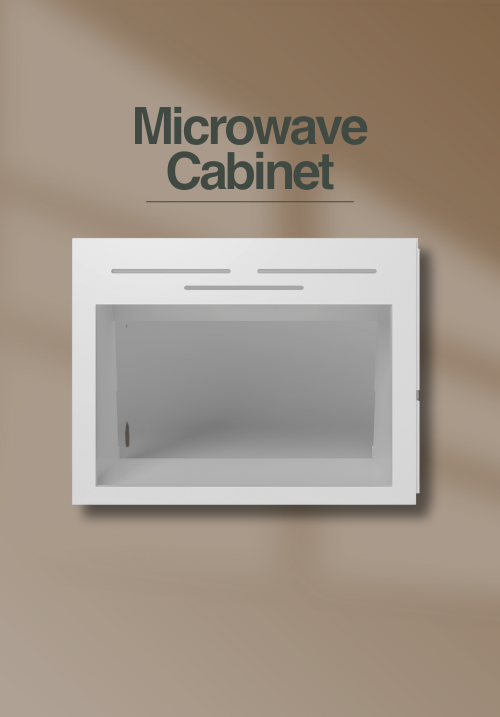 Space-Saving RV Microwave Storage – Compact Van Life Cabinet