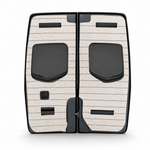 Sprinter 144 Shiplap Rear Door Panels – White Stain | Vankea