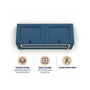 Ford Transit Overhead Cabinet with 2-Compartments Storage & LED | Vankea