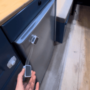 Ford Transit Van Kitchen Cabinet with Bamboo Top and Pull-Out Storage | Vankea