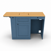 Ford Transit Van Kitchen Cabinet with Bamboo Top and Pull-Out Storage | Vankea