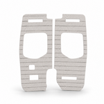 Sprinter 144 Shiplap Rear Door Panels – White Stain | Vankea