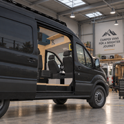 Ford Transit 148WB Driver-Side Overhead Cab Cabinet | Vankea
