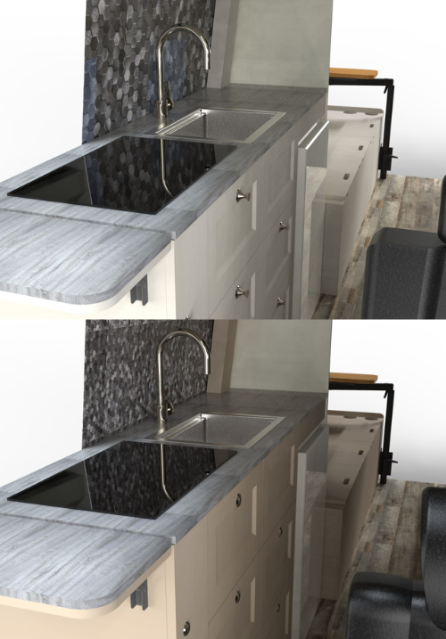 Camper Van Kitchen Cabinet 