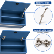 Ford Transit Overhead Cabinet with 2-Compartments Storage & LED | Vankea