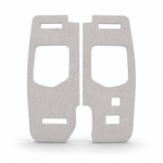 Sprinter 144 Shiplap Rear Door Panels – White Stain | Vankea