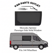 Glacier View Sprinter Passenger Side Solid Window