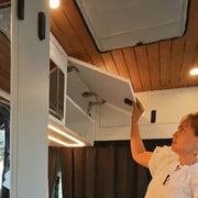 Sprinter Van Microwave Cabinet with 2-Shelf Storage | Vankea