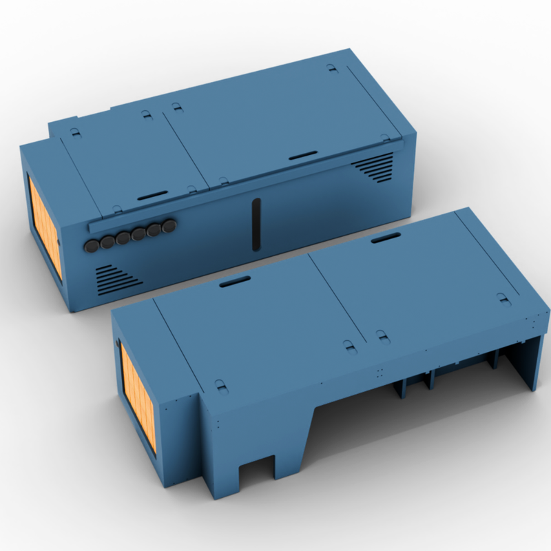 Vankea Dinette Bench Set for Camper Vans | Left & Right Seat Boxes with Storage & Battery Bay