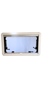 Glacier View 21" Curved Bubble Awning Van Window – Insulated Double-Pane RV Window