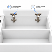 Sprinter Van Overhead Cabinet with 2-Compartments Storage & LED | Vankea