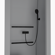 Vankea XS 25" (620 mm) Aluminum Shower for Sprinter, Transit & ProMaster