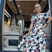 Pastel Sage Dinette Bench to Bed for Your Sprinter 170 Van | Vankea
