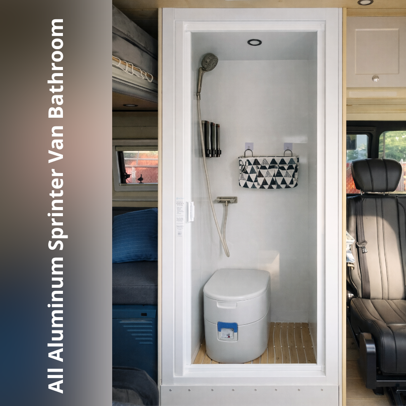 Aluminum Enclosed Shower-XS 25" (62cm)