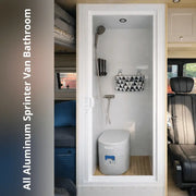 Vankea S 28" (720mm) Aluminum Shower for Sprinter, Transit & ProMaster