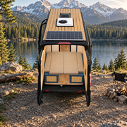 Stormy Sea Dinette Bench to Bed for Your Ford Transit 148WB | Vankea