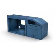 Ford Transit 148WB Overhead Cabinet with Built-In Microwave & Storage Compartment | Vankea