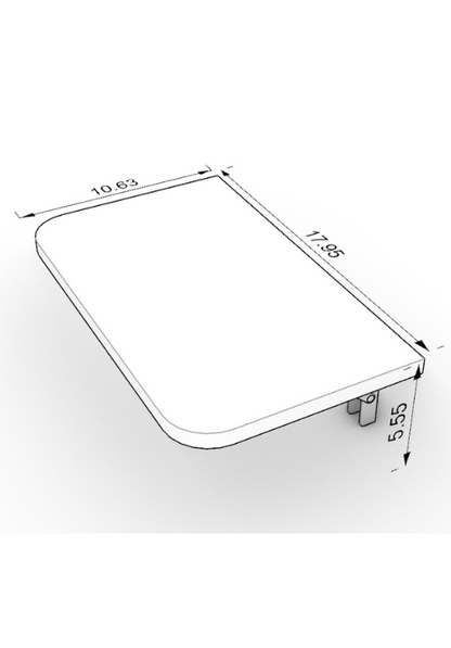 Counter Tops Side Dimensions