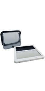 Glacier View 21" Curved Bubble Awning Van Window – Insulated Double-Pane RV Window