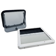 Glacier View Bubble Awning Van Window – 19.5" × 19.5"