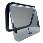 Glacier View Bubble Awning Van Window – 19.5" × 19.5"