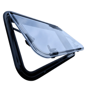 Glacier View Bubble Awning Van Window – 19.5" × 19.5"