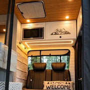 Sprinter Van Microwave Cabinet with 2-Shelf Storage | Vankea