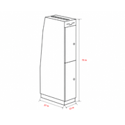 Sprinter 170 Refrigerator Cabinet with Storage Drawers