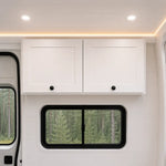 Van Overhead Storage Cabinet, Double Door & LED Light | Vankea
