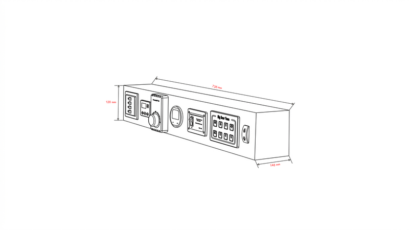Vankea Control Panel Housing
