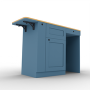 Ford Transit Van Kitchen Cabinet with Bamboo Top and Pull-Out Storage | Vankea