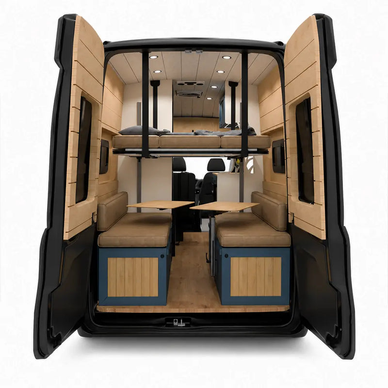 Vankea Rear Door Panel Set — Driver & Passenger Side