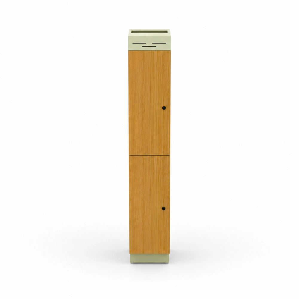 Fully Assembled Sprinter Slim Tall Storage Cabinet with Bamboo Doors | Vankea