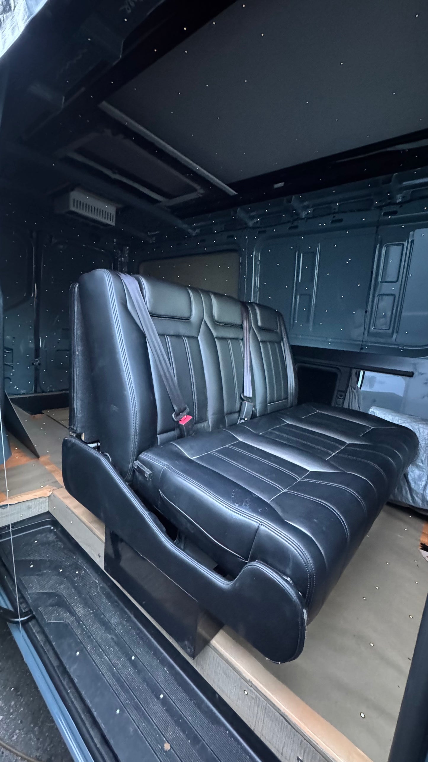 NovaLux Triple Van Seat with Recline & Bed Conversion