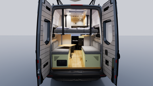 Rear Door Frame Assembly — Left & Right Set | Camper Van Conversions