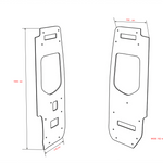 Rear Door Frame Assembly — Left & Right Set | Camper Van Conversions