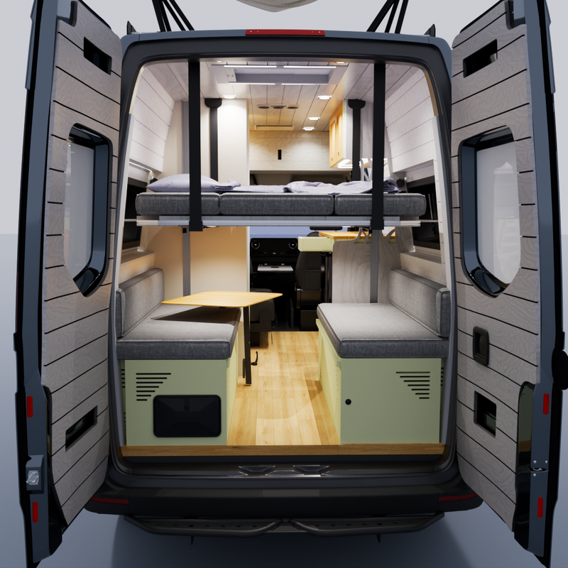 Rear Door Frame Assembly — Left & Right Set | Camper Van Conversions