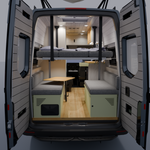 Vankea Complete Wall &amp; Ceiling Liner Kit — Camper Van Interior Shell
