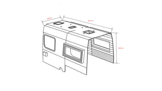 Vankea Complete Wall &amp; Ceiling Liner Kit — Camper Van Interior Shell