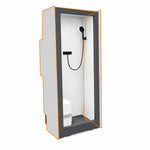 Van Partition Wall System – Modular Interior Divider with Bathroom Wall &amp; Decorative Leaf Panel